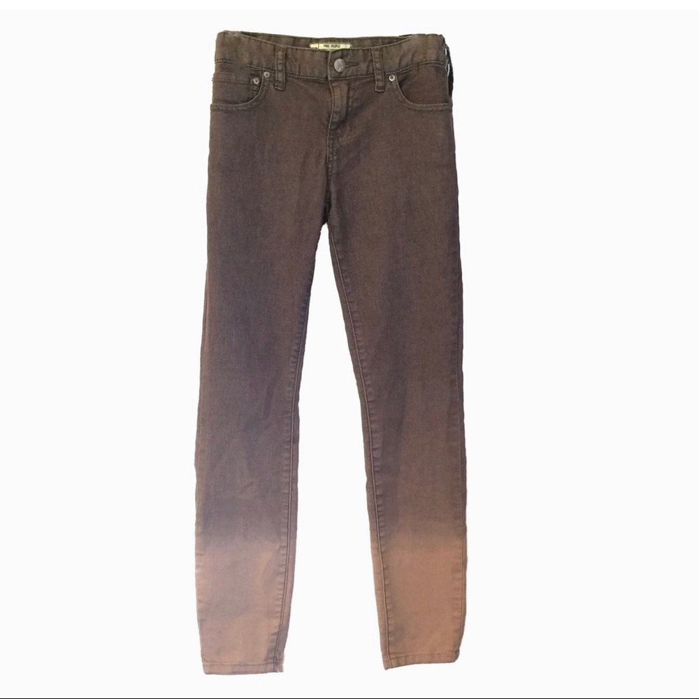 Free People ombré grey jean